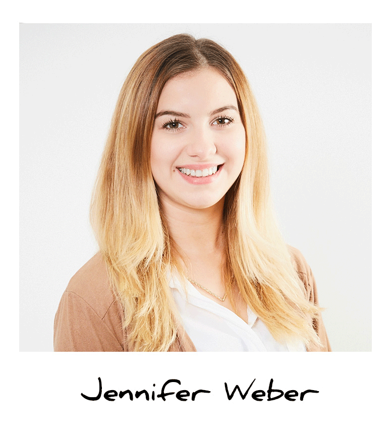 Jennifer, Auszubildende Kauffrau für Marketingkommunikation